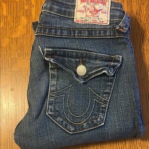 True Religion Women's Dark Blue Skinny Jeans